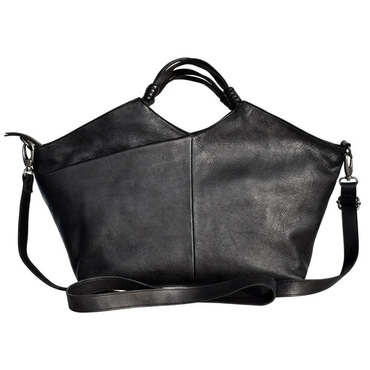 Leather Work‐Friendly Tote / Crossbody with Smart Pockets