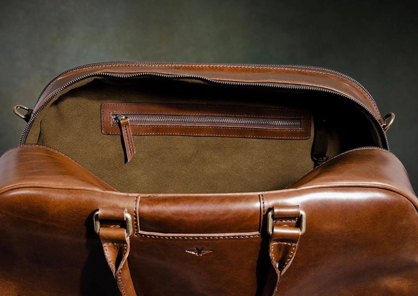 Executive Vegan-Look Weekender / Travel Duffle