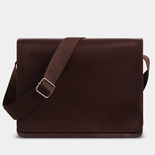 Heritage Herald Buffalo Leather Satchel