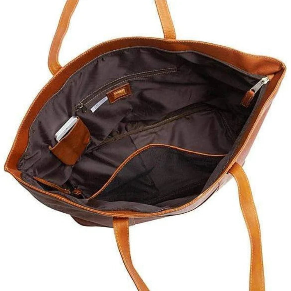Full-Grain Executive Travel Tote