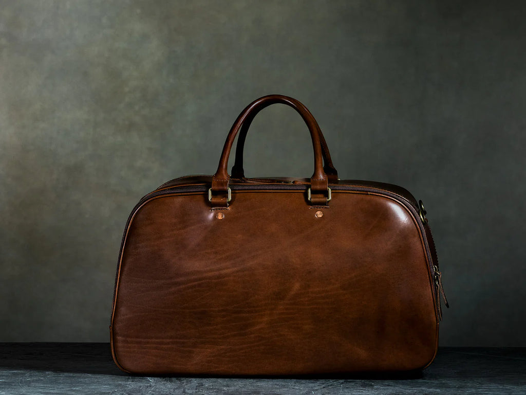 Executive Vegan-Look Weekender / Travel Duffle