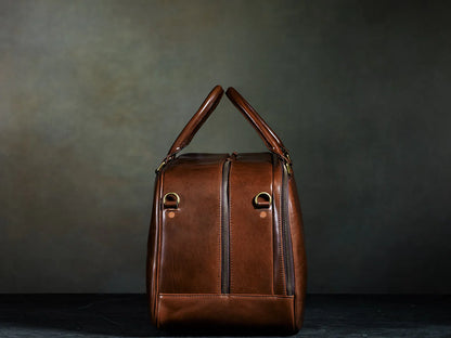 Executive Vegan-Look Weekender / Travel Duffle