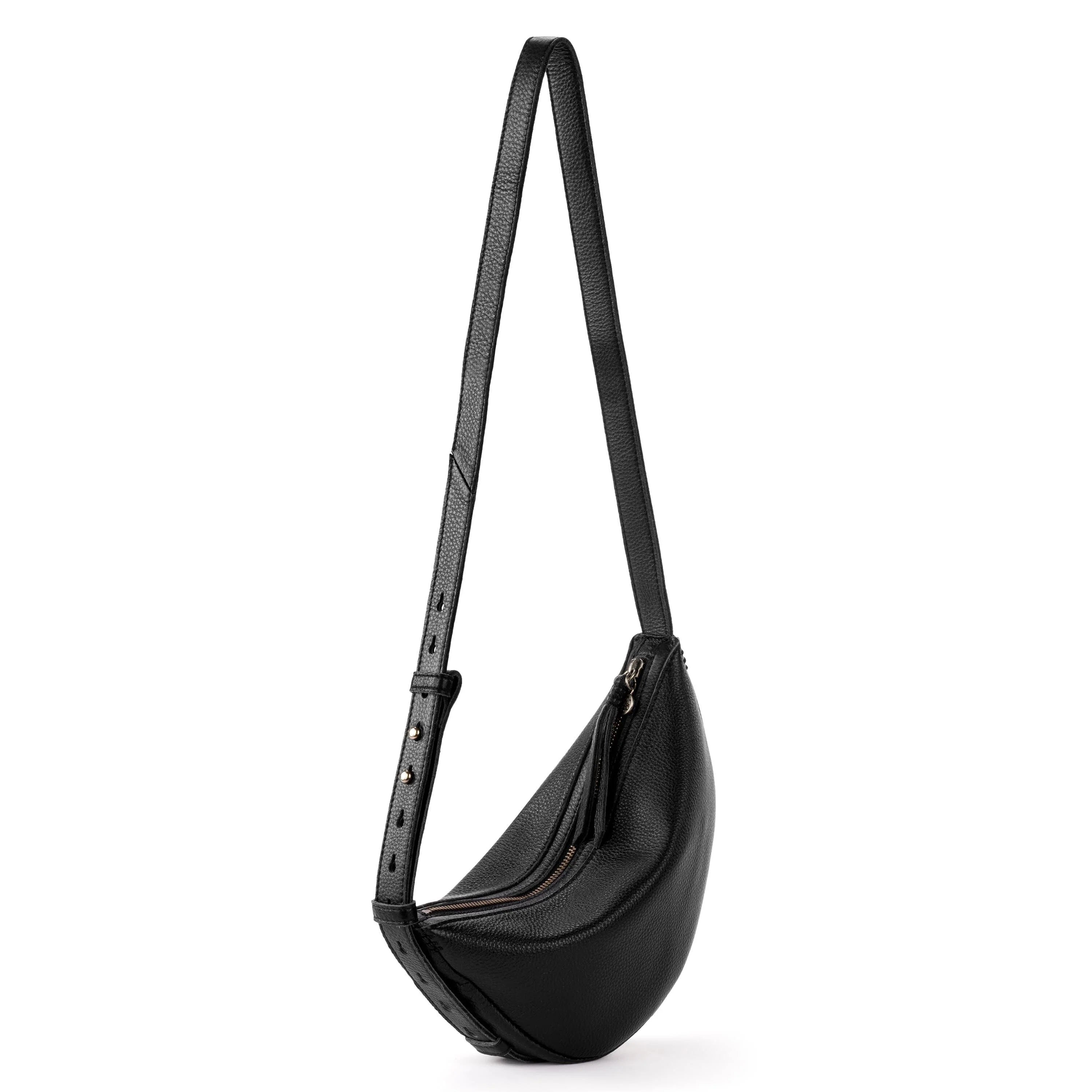 Adjustable Leather Sling Crossbody