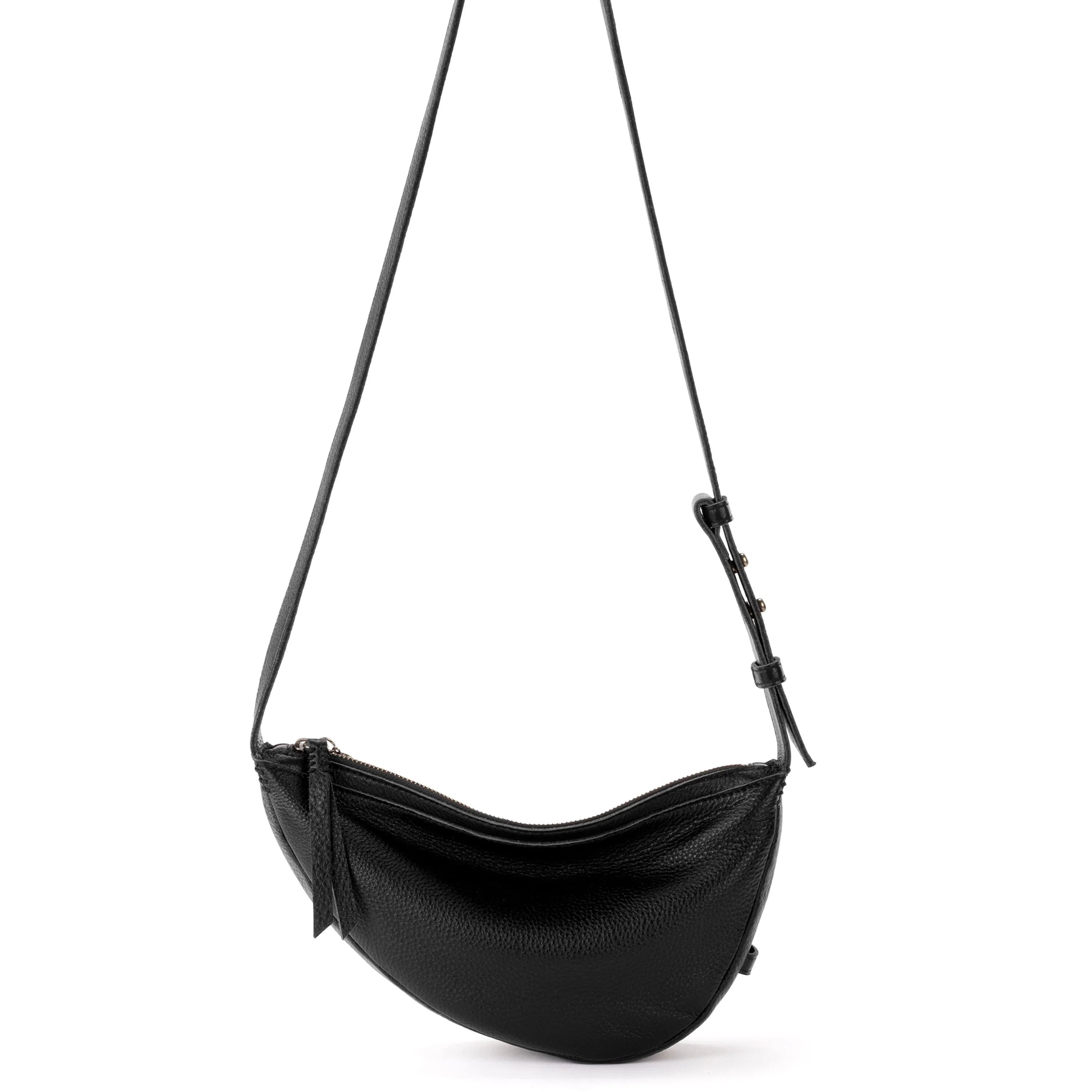 Adjustable Leather Sling Crossbody