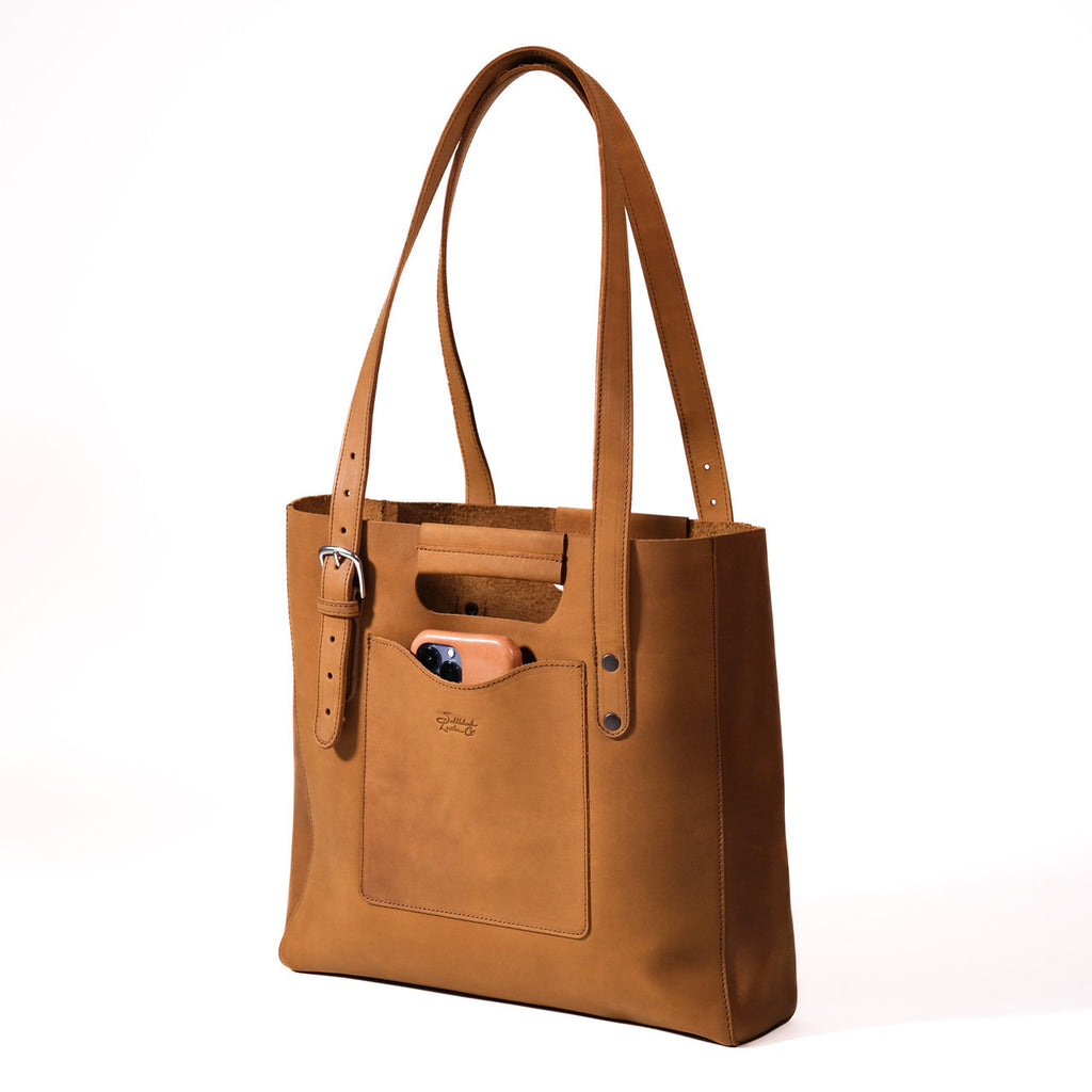 Full-Grain Leather Tote Bag