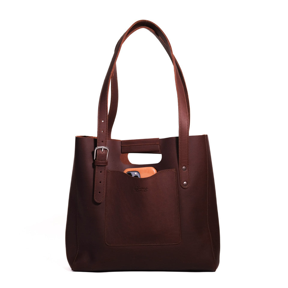 Full-Grain Leather Tote Bag