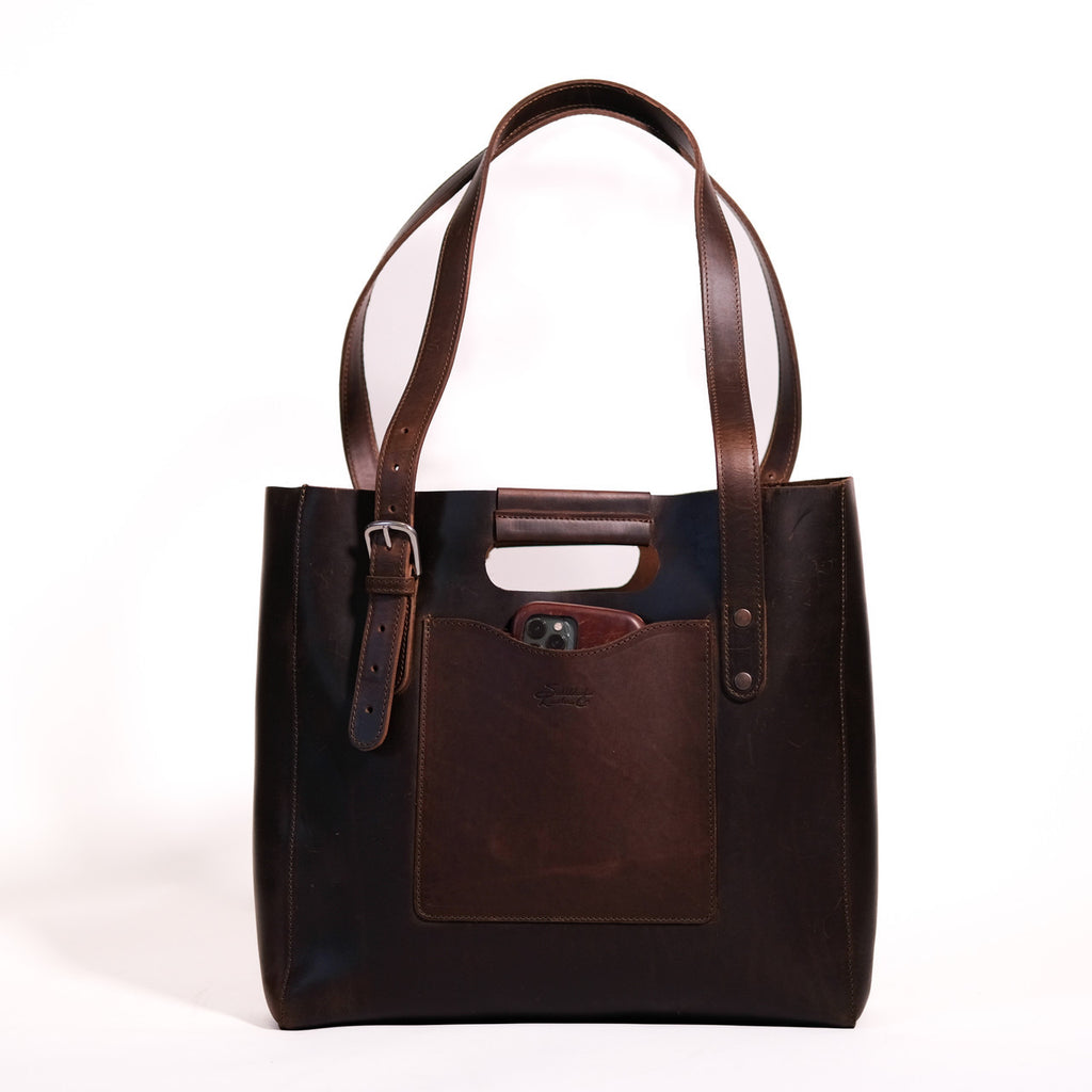 Full-Grain Leather Tote Bag