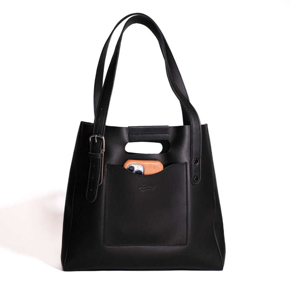 Full-Grain Leather Tote Bag