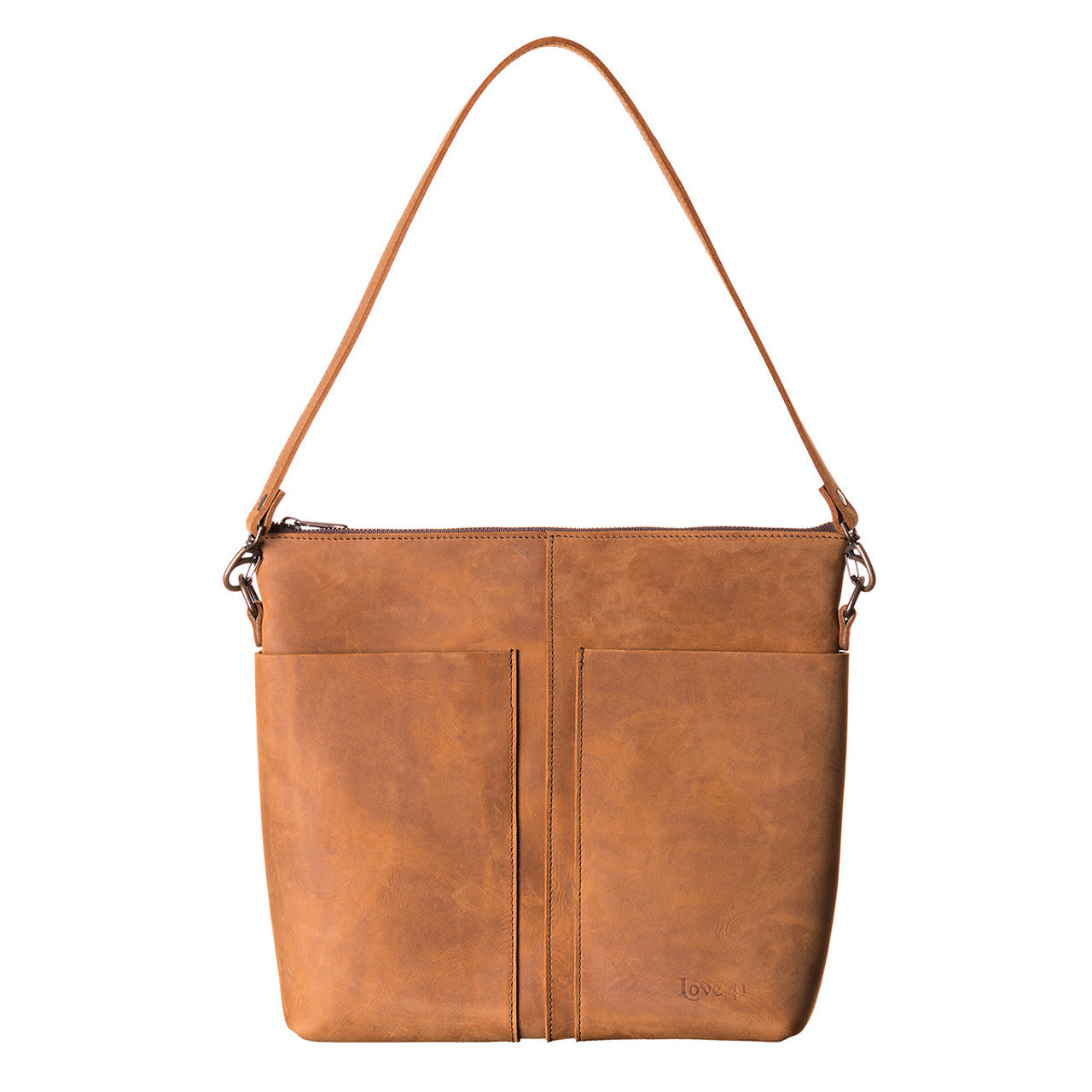 Premium Everyday Leather Tote with Pockets