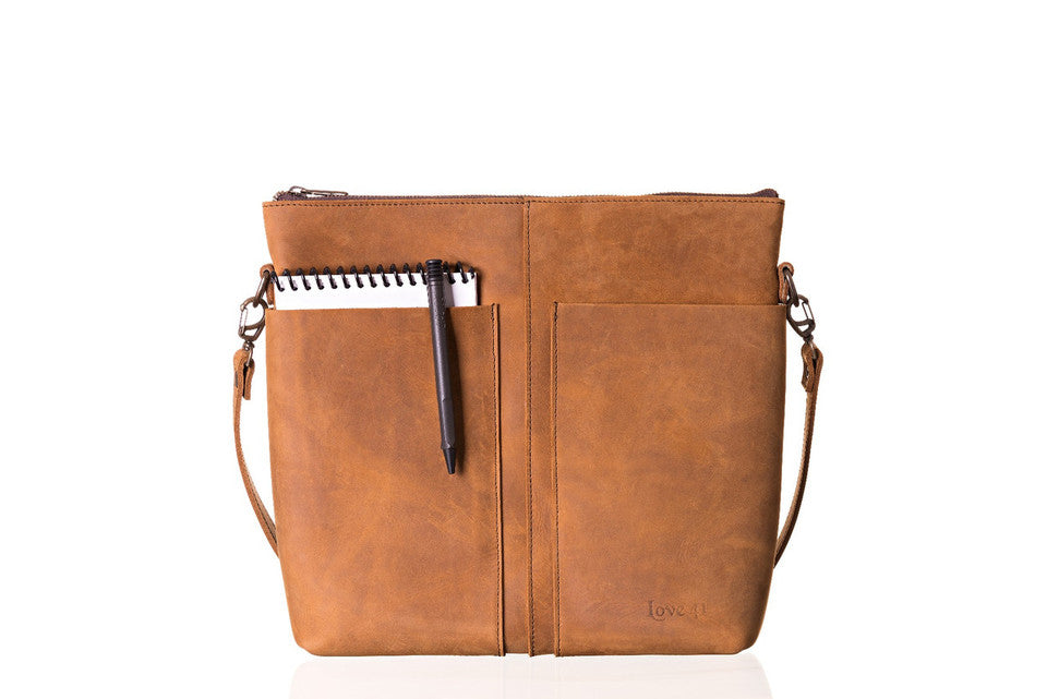 Premium Everyday Leather Tote with Pockets