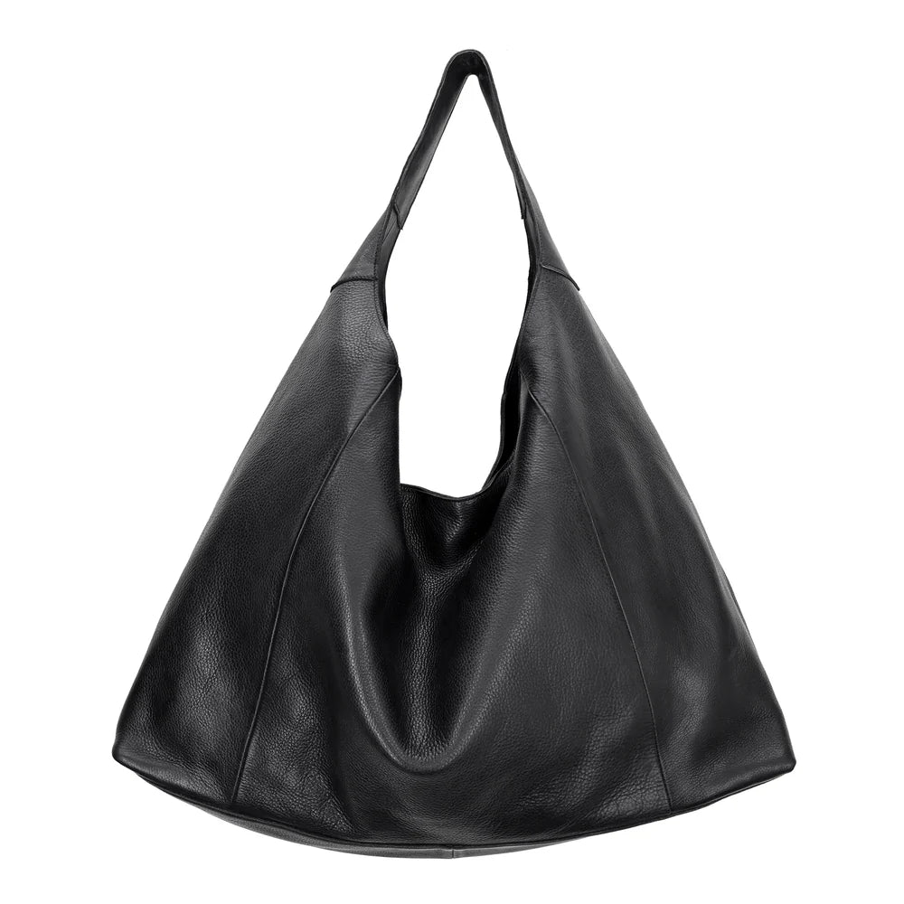 Genuine Leather Shoulder Tote