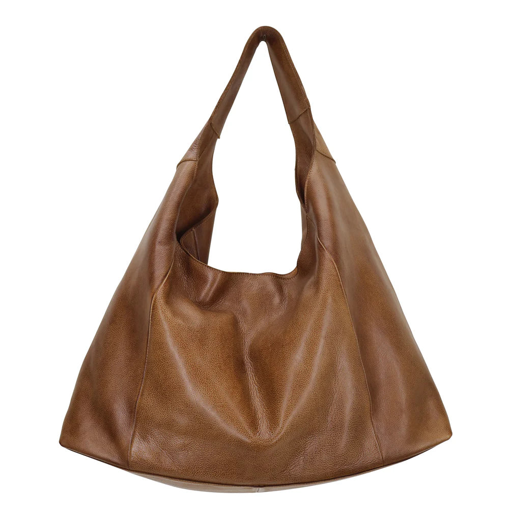 Genuine Leather Shoulder Tote