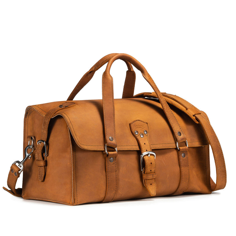 Heritage Compact Leather Duffel Bag