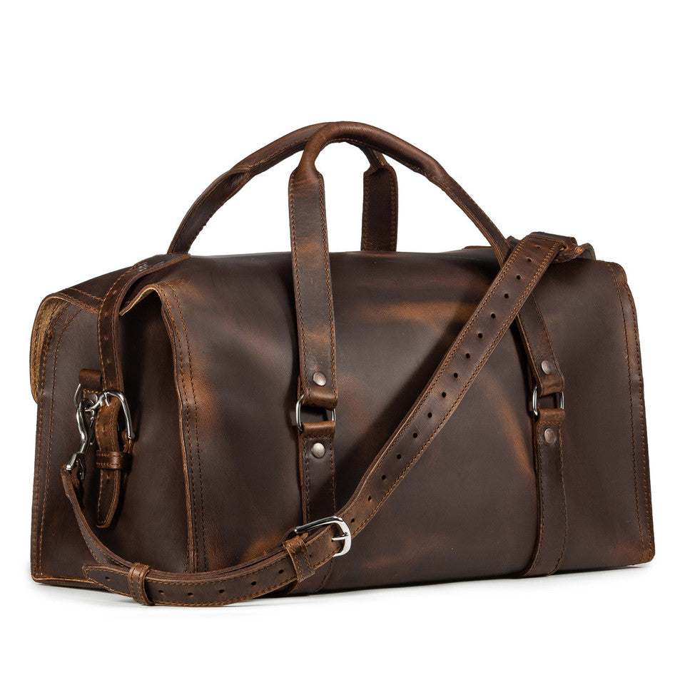Heritage Compact Leather Duffel Bag