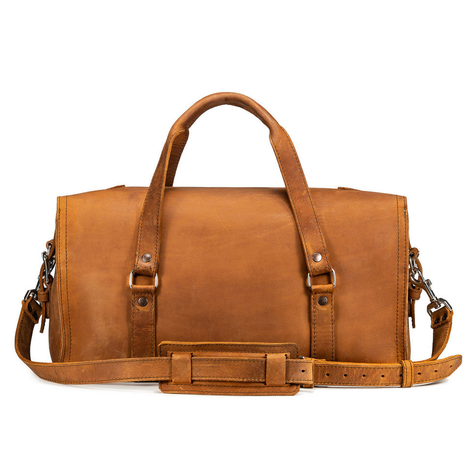 Heritage Compact Leather Duffel Bag