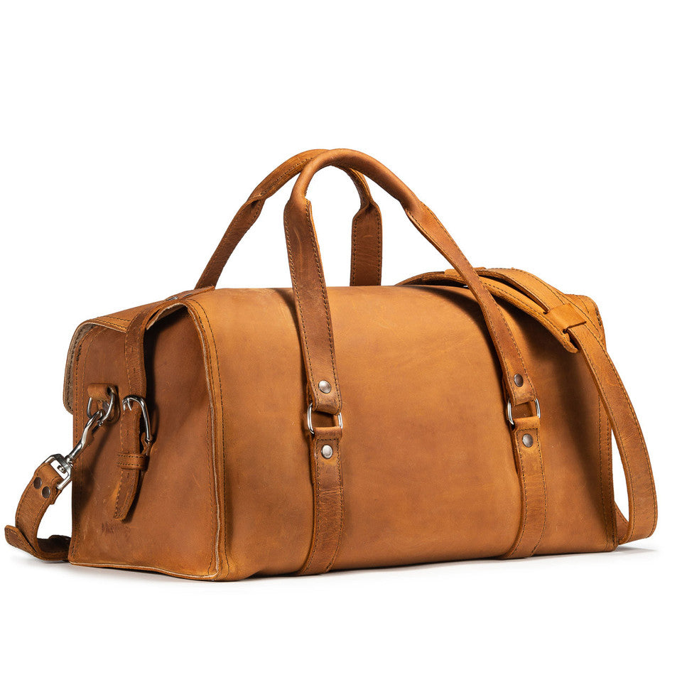 Heritage Compact Leather Duffel Bag