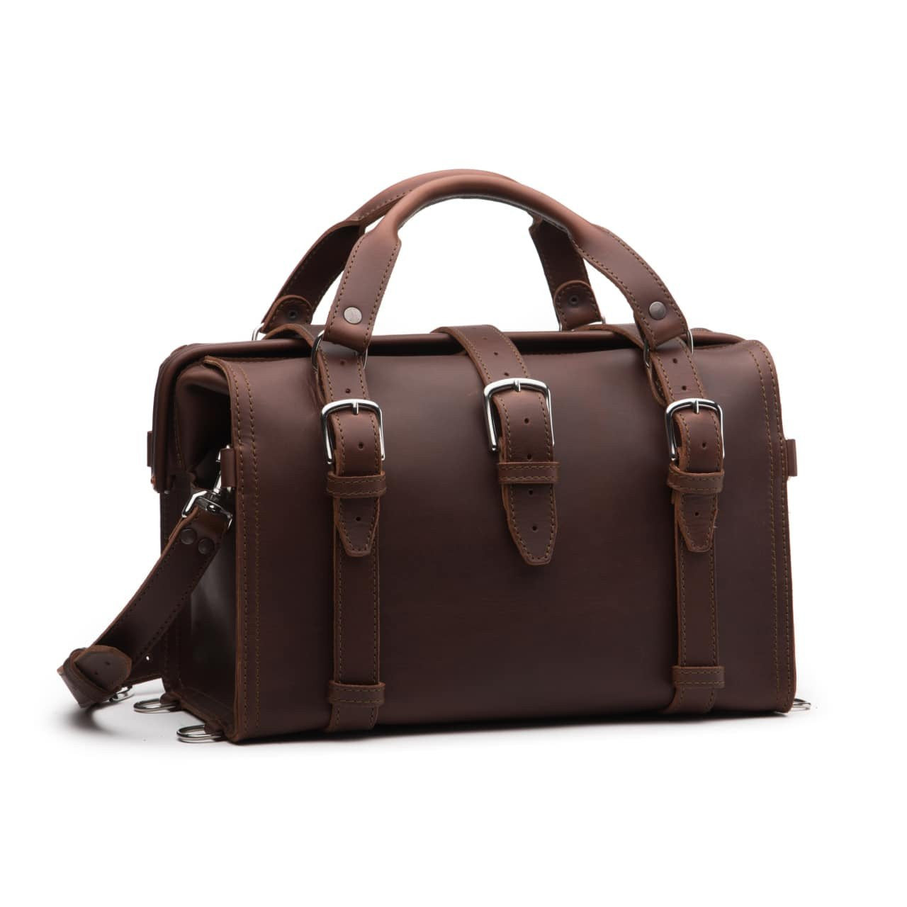 Heritage Leather Weekender Travel Duffel