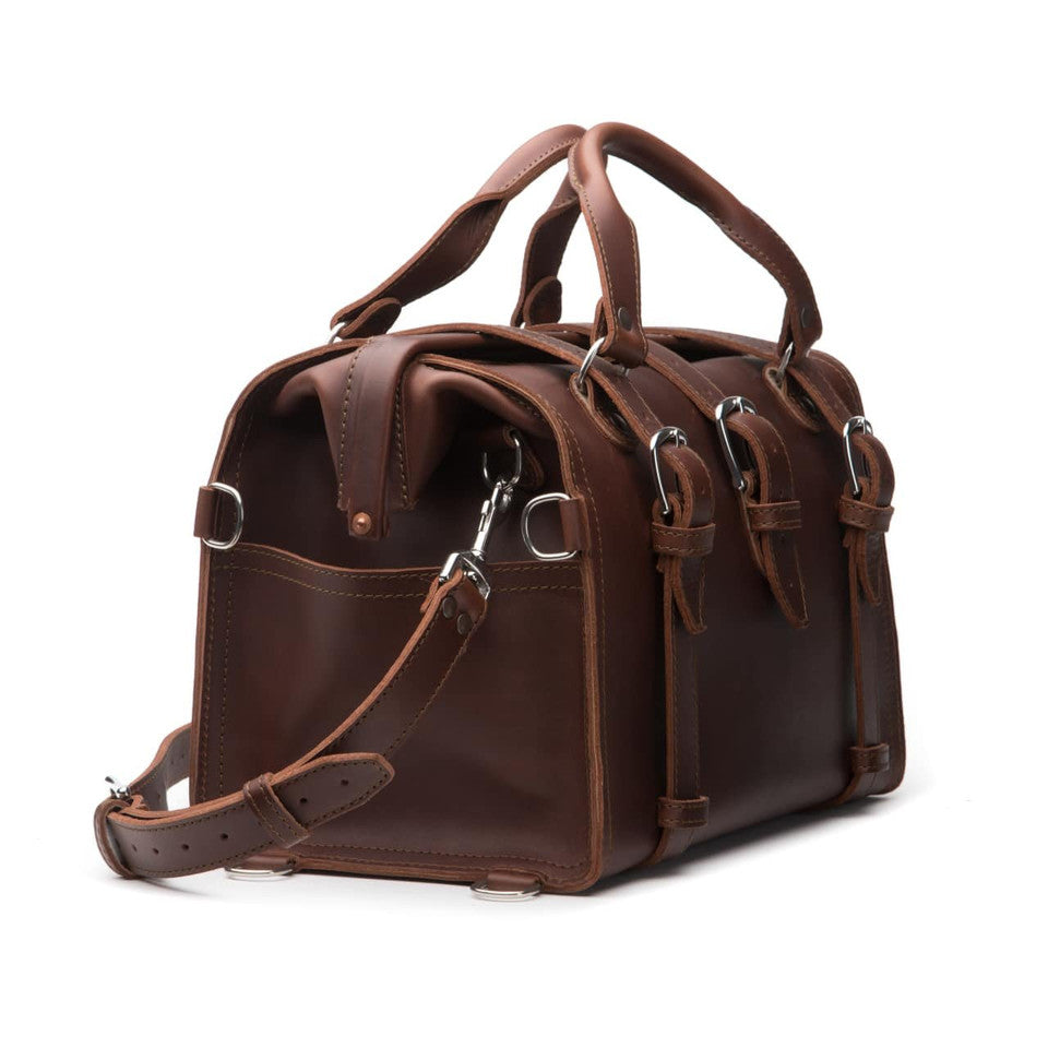 Heritage Leather Weekender Travel Duffel
