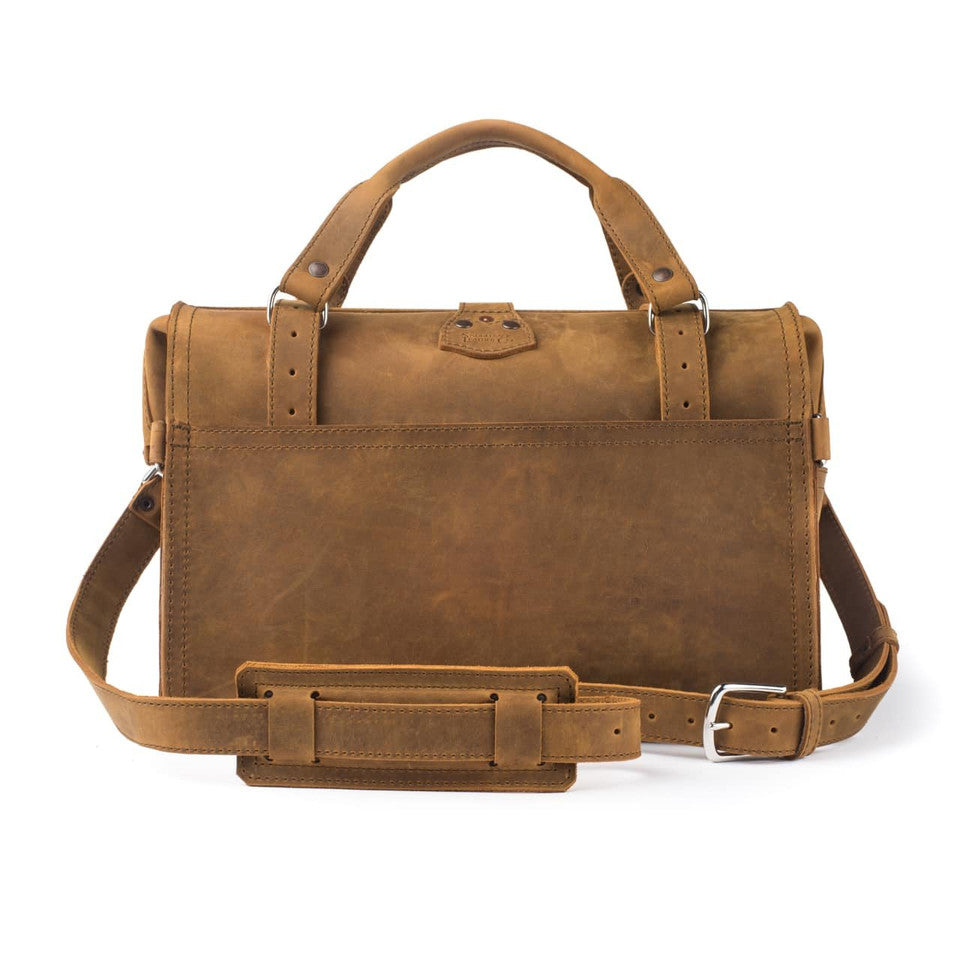 Heritage Leather Weekender Travel Duffel