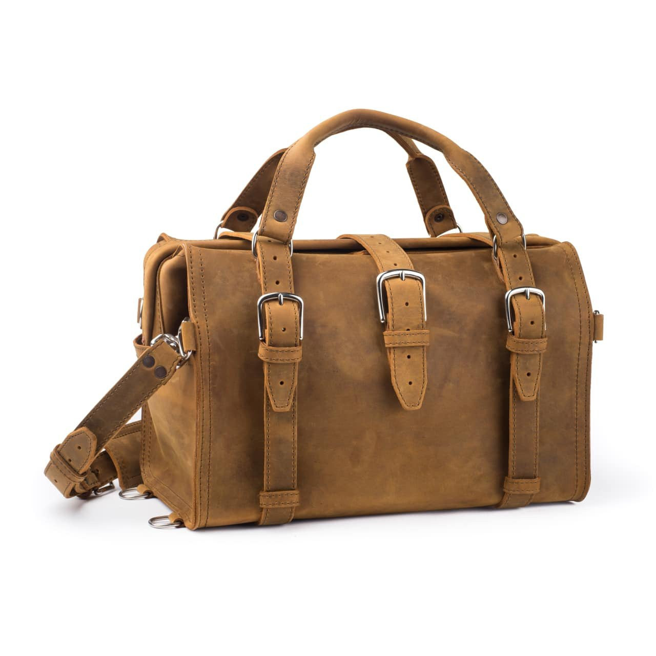 Heritage Leather Weekender Travel Duffel
