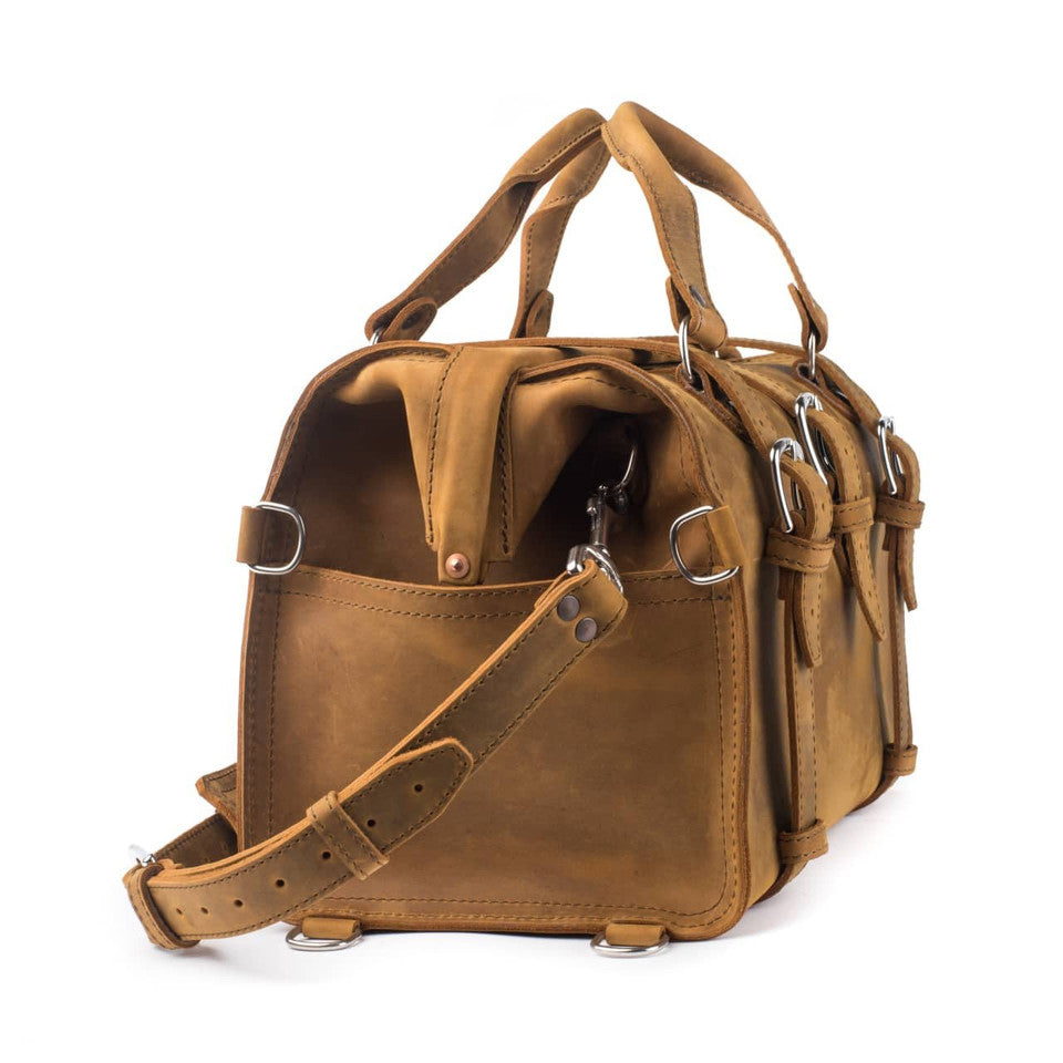 Heritage Leather Weekender Travel Duffel