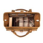 Heritage Leather Weekender Travel Duffel