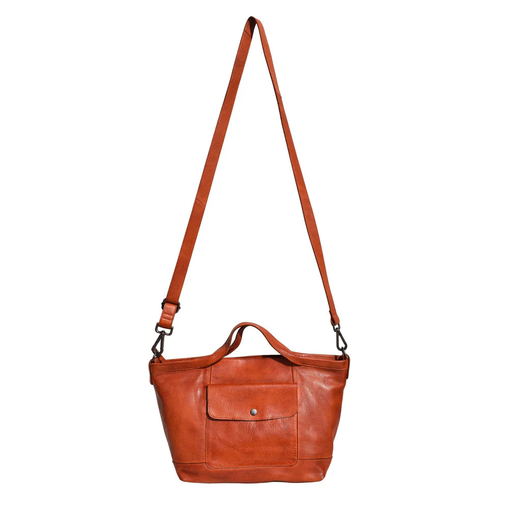 Everyday Luxe Leather Tote with Adjustable Strap