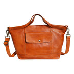 Everyday Luxe Leather Tote with Adjustable Strap