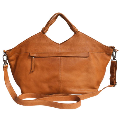 Leather Work‐Friendly Tote / Crossbody with Smart Pockets