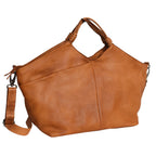 Leather Work‐Friendly Tote / Crossbody with Smart Pockets