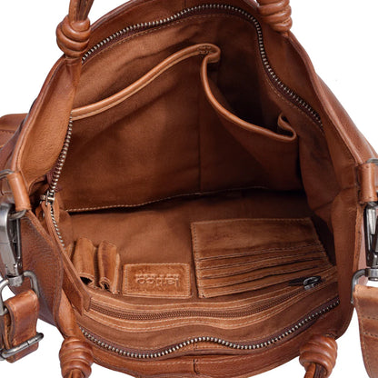 Leather Tote Crossbody Bag – Convertible Shoulder Purse