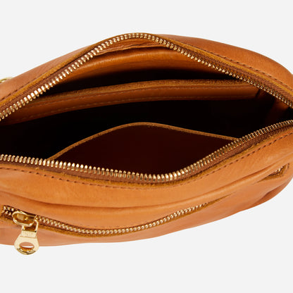 Everyday Leather Travel Belt Bag – Hands-Free Crossbody