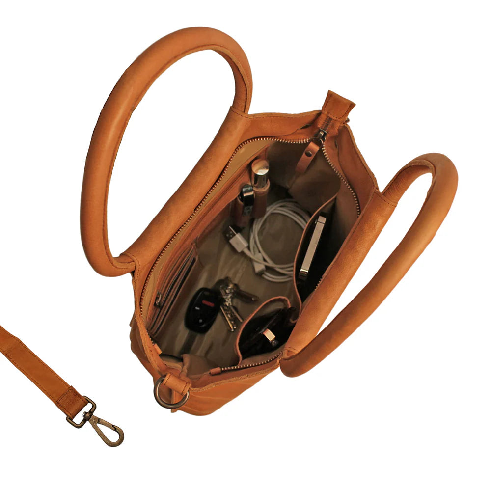 Multi-Function Genuine Leather Tote Purse