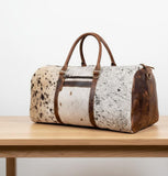 Cowhide Leather Duffle Bag for Men - Weekend Bag
