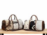 Cowhide Leather Duffle Bag for Men - Weekend Bag