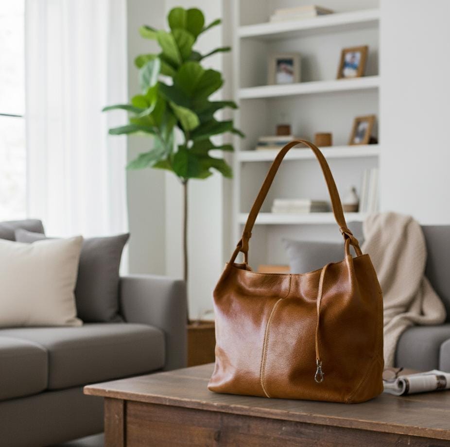 Luxury Leather Shoulder Tote