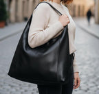 Genuine Leather Shoulder Tote
