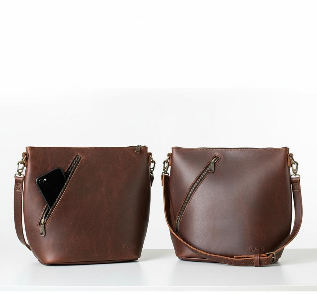 Premium Leather Crossbody Shoulder Bag