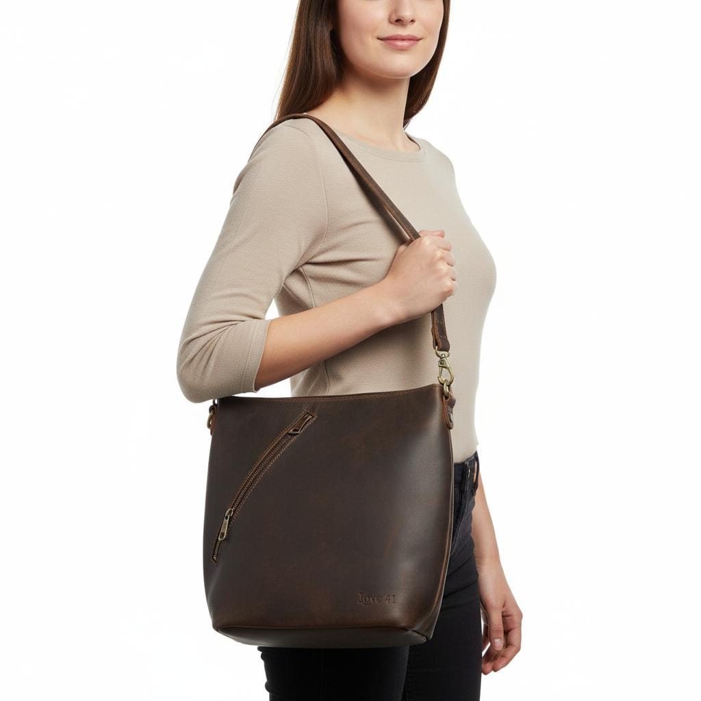 Premium Leather Crossbody Shoulder Bag