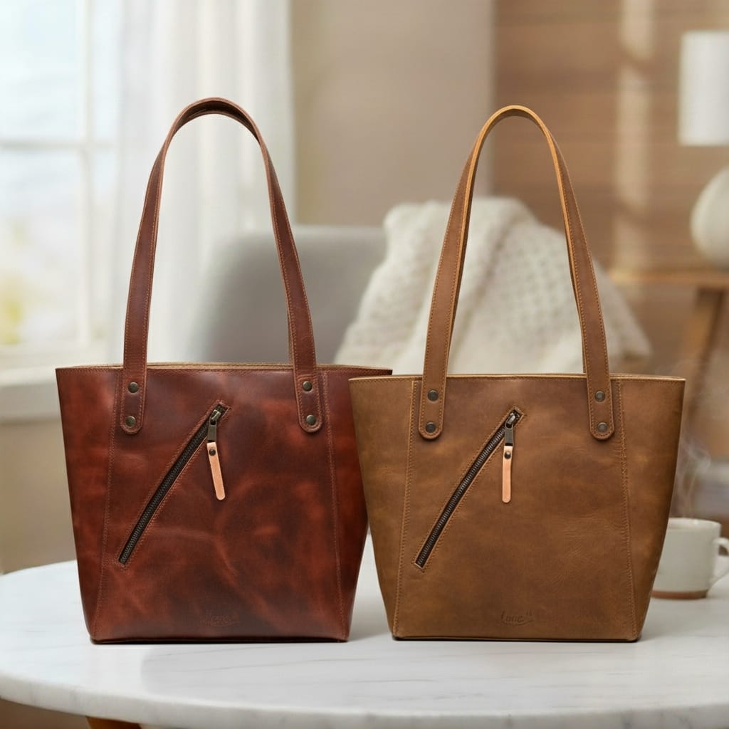 Everyday Discreet Leather Tote