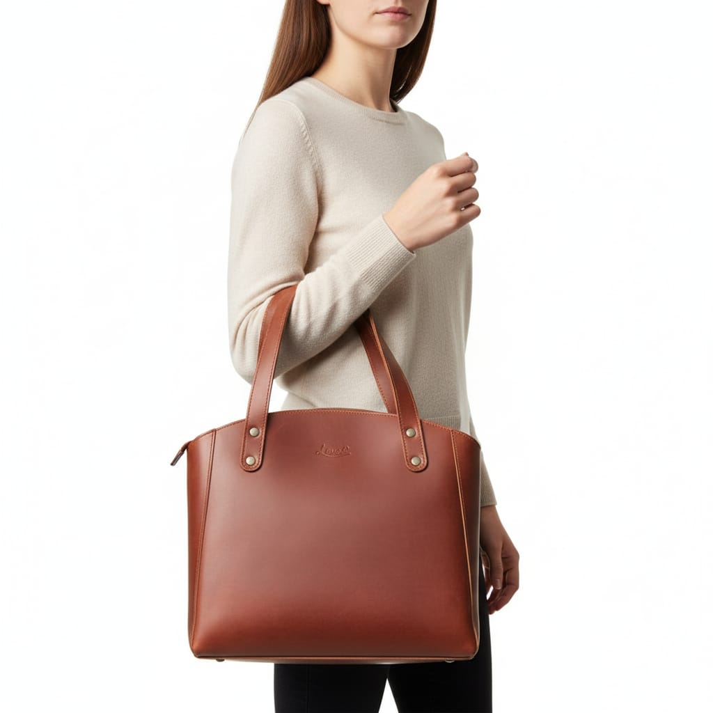 Premium Leather Organizer / Commuter Satchel