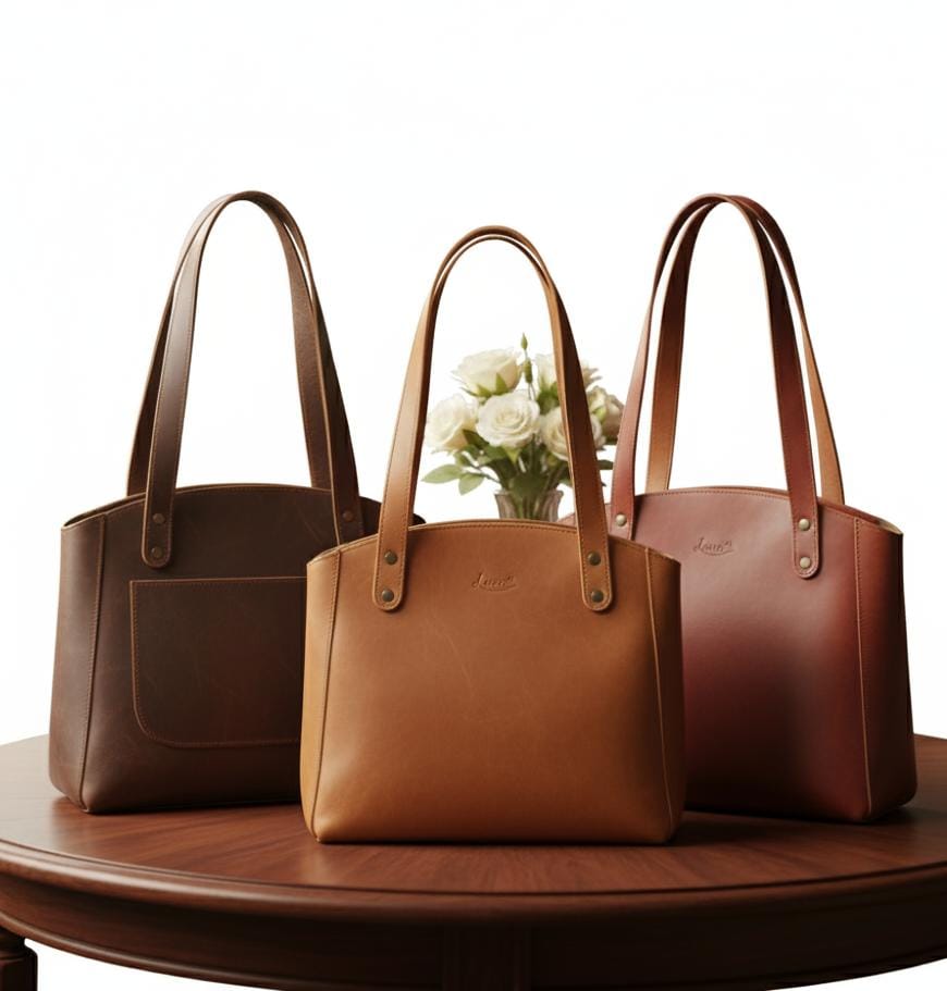 Premium Leather Organizer / Commuter Satchel