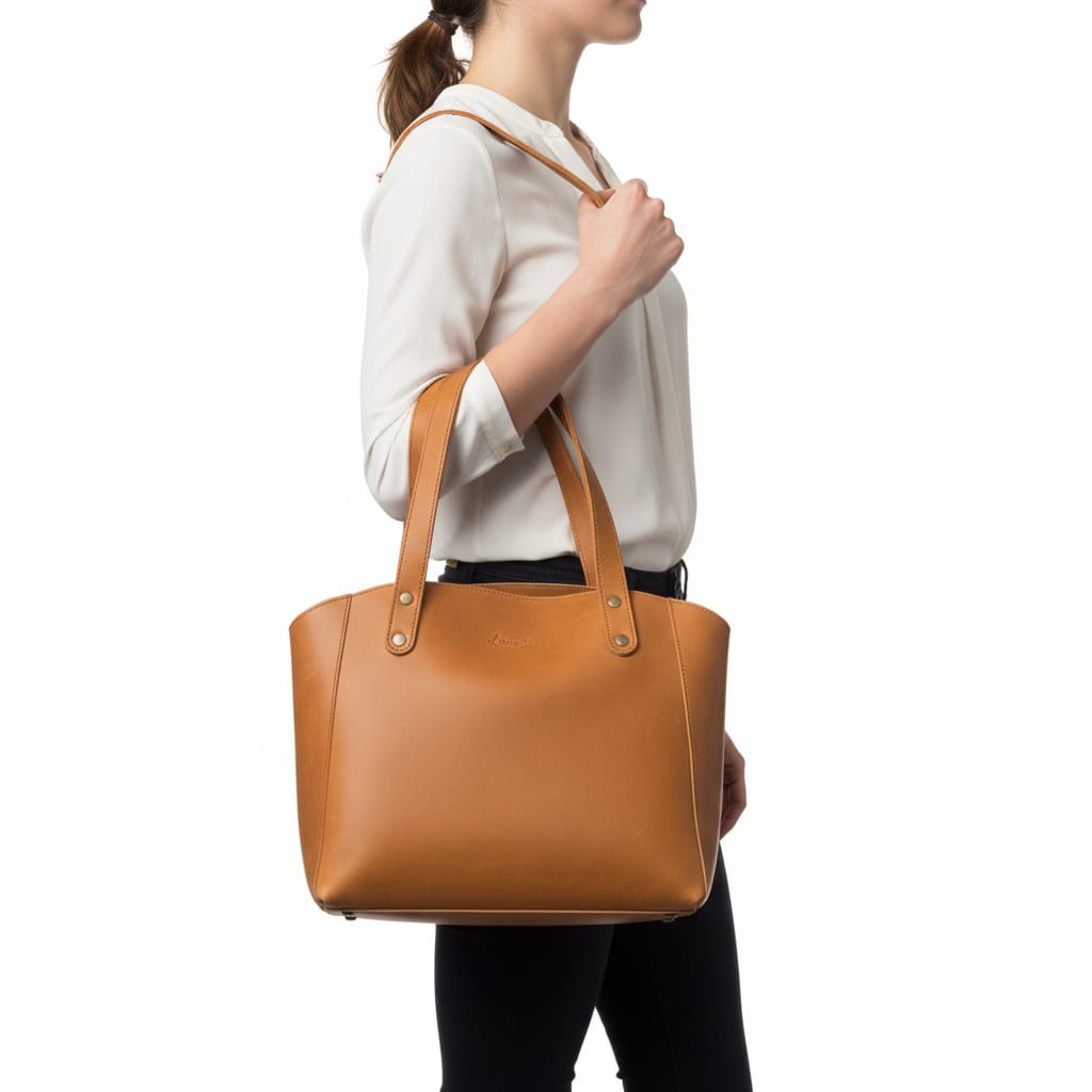 Premium Leather Organizer / Commuter Satchel