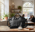 Leather Work‐Friendly Tote / Crossbody with Smart Pockets