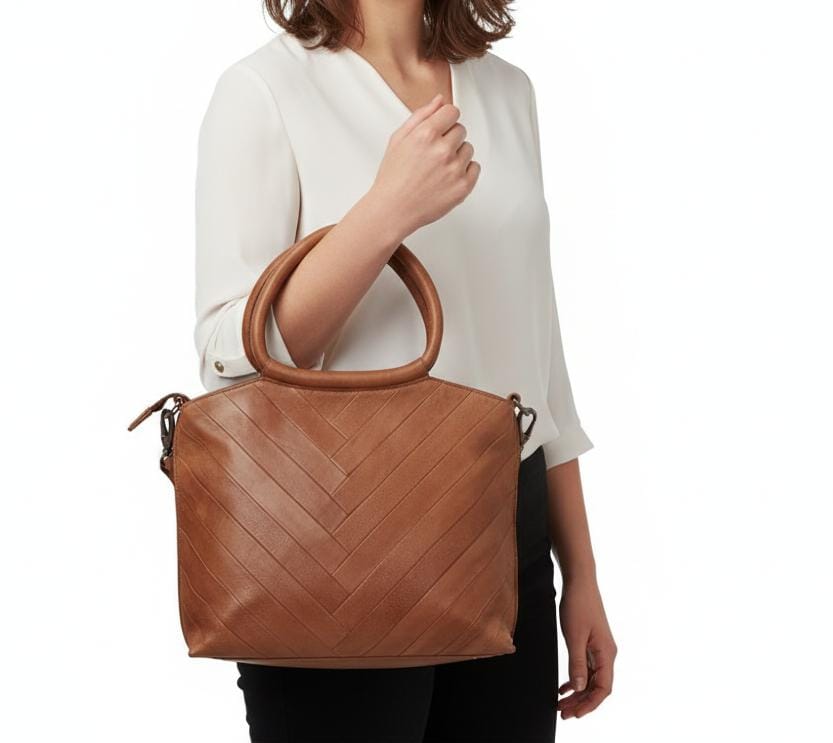 Multi-Function Genuine Leather Tote Purse