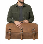 Heritage 27″ Full-Grain Leather Travel Duffle