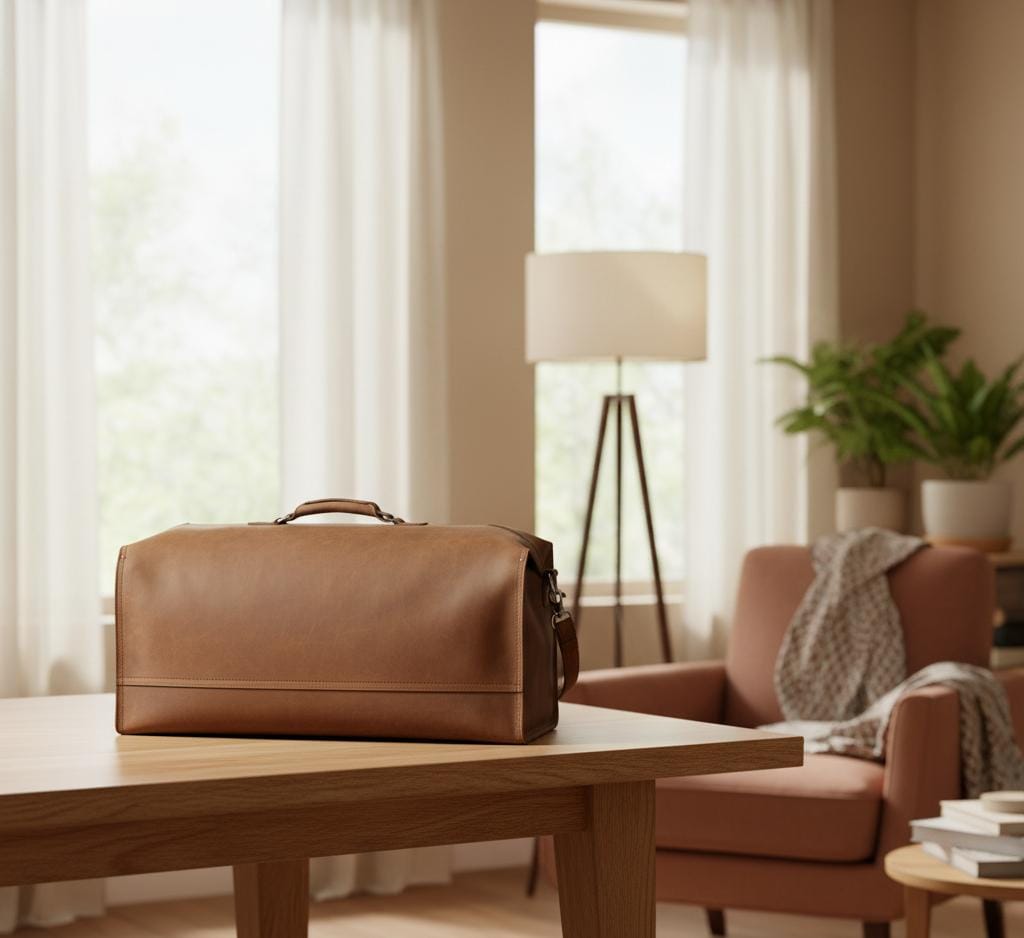 Heritage 27″ Full-Grain Leather Travel Duffle