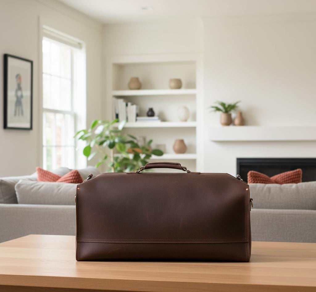 Heritage 27″ Full-Grain Leather Travel Duffle