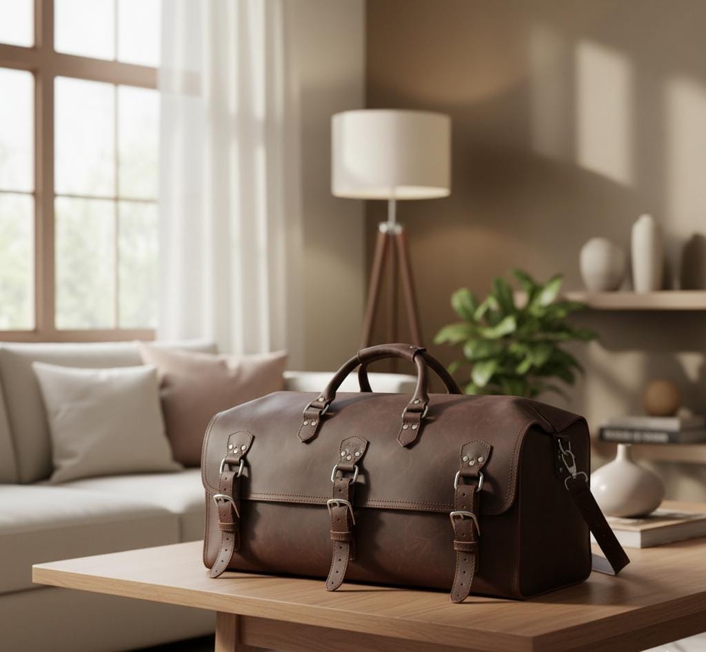 Heritage 27″ Full-Grain Leather Travel Duffle