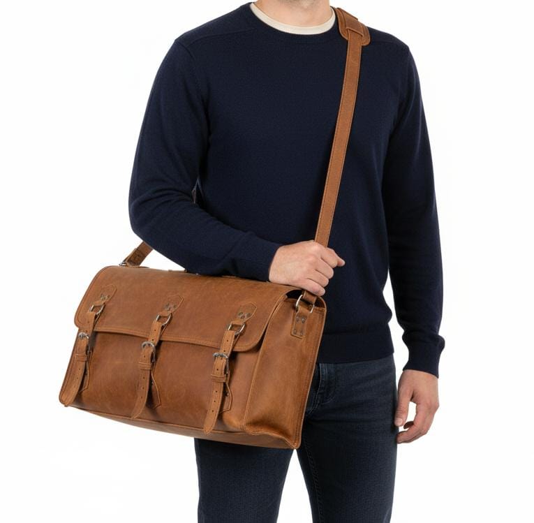 Legacy Overlander Full-Grain Leather Duffel